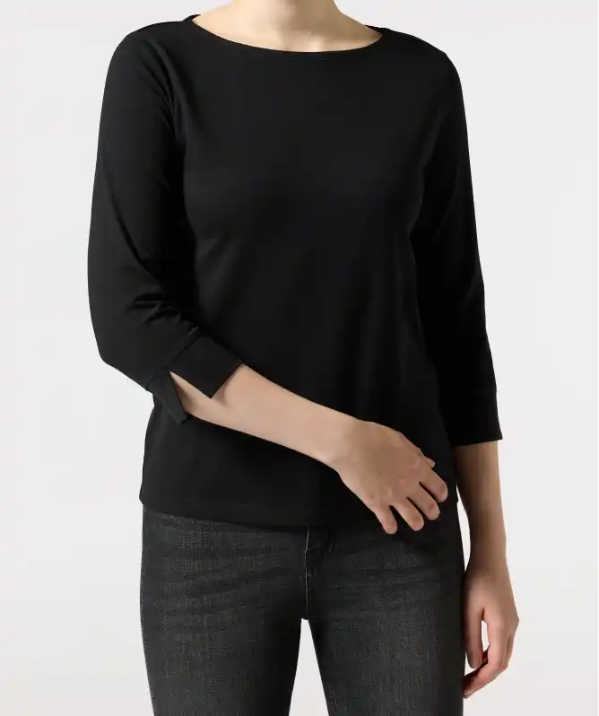 Shirt met 3/4 mouwen