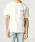T-shirt van badstof offwhite