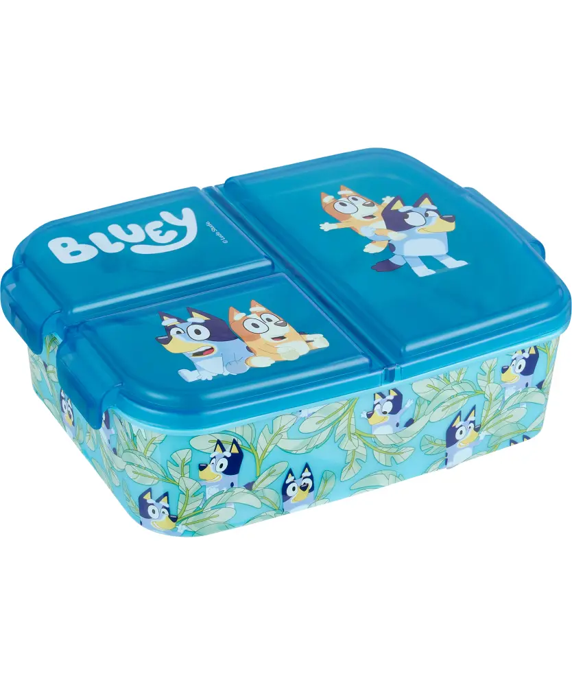 Lizenz Brotdose, blau, Bluey