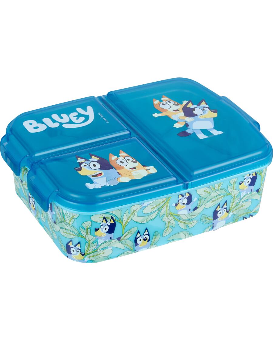 Lizenz Brotdose, blau, Bluey
