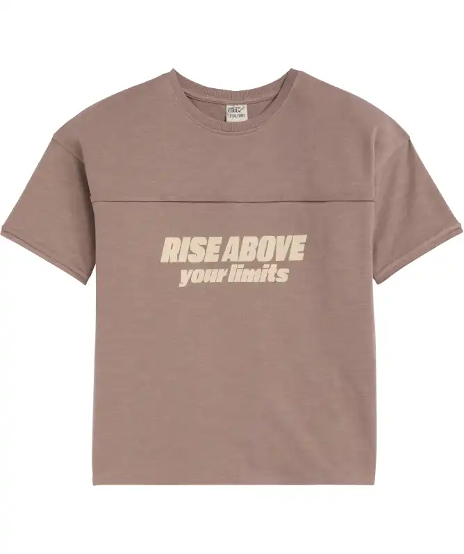 Kinder T-shirt met belettering