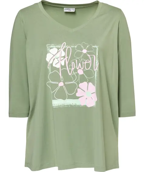 Shirt mit Seitenschlitzen