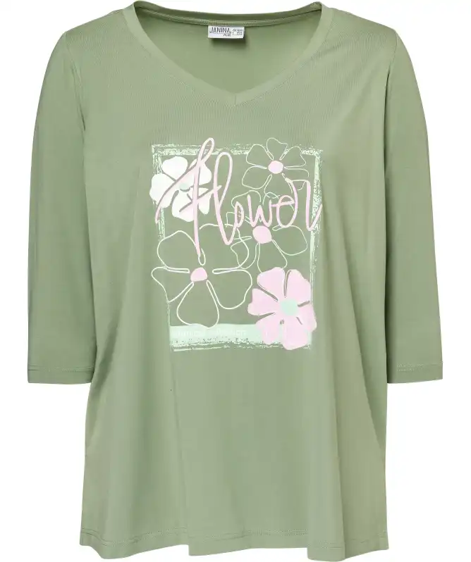 Shirt mit Seitenschlitzen