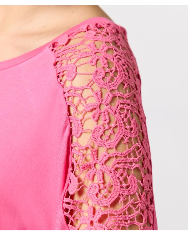 Top with batwing sleeves for women, hot pink (KiK Shirt mit Fledermausärmeln (pink)) — KiK, authentic German product in Morocco