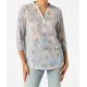 Bluse mit Blumen