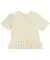 Kinder T-shirt met kant creme