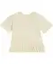 Kinder T-shirt met kant creme