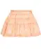 Stufenrock mit Glitzergarn apricot
