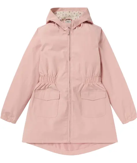 Kinder parka in donkerroze