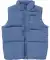 Kinder vest gewatteerd  in blauw blauw