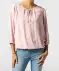 Bluse in Knitteroptik rosa