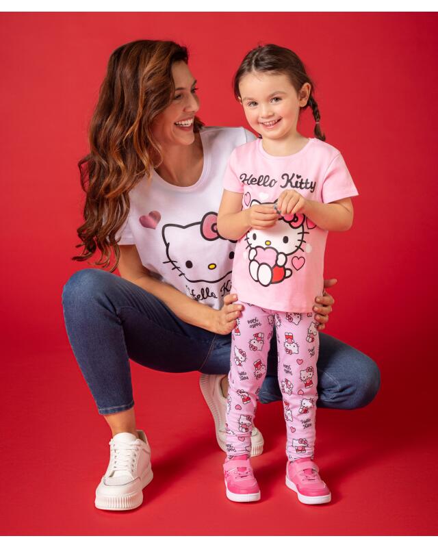 T-shirt Hello Kitty femme, blanc (KiK Hello Kitty T-Shirt (weiß)) — KiK, produit allemand authentique au Maroc
