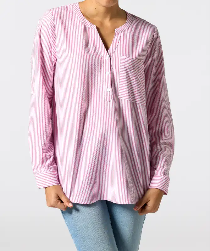 Fein gestreifte Bluse