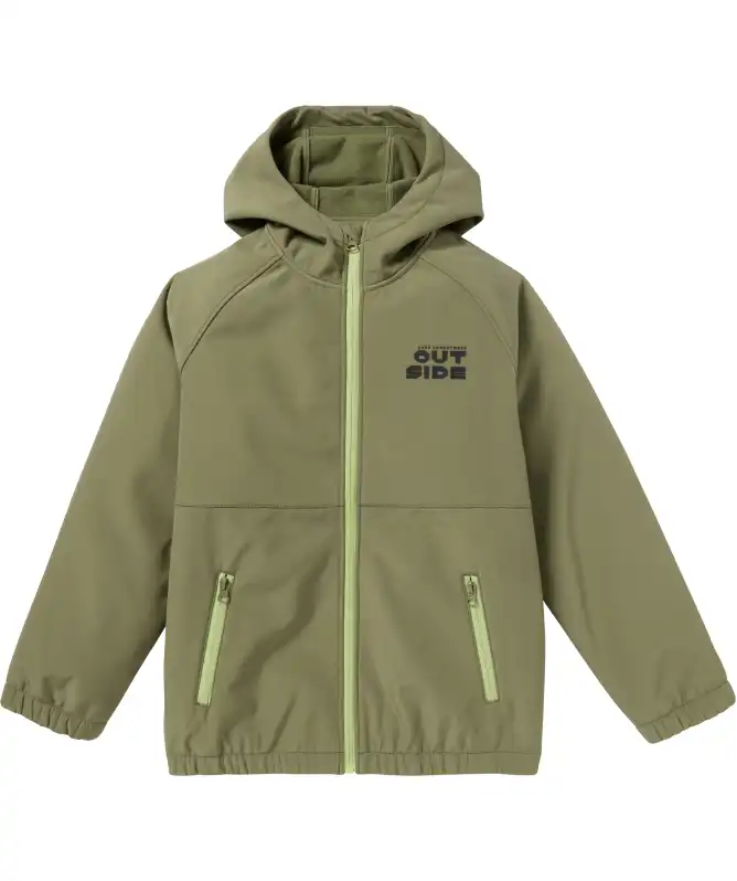 Softshelljacke in Khaki