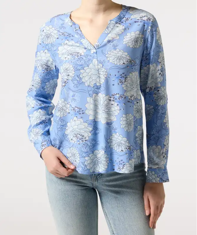 Gebloemde blouse