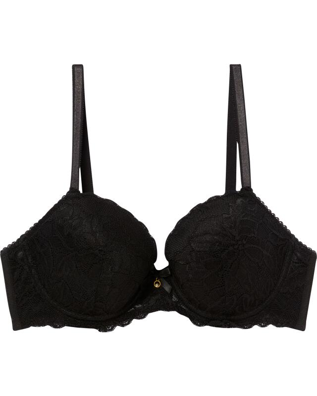 Soutien-gorge en dentelle et mesh femme, noir (KiK BH aus Spitze und Mesh (schwarz)) — KiK, produit allemand authentique au Maroc