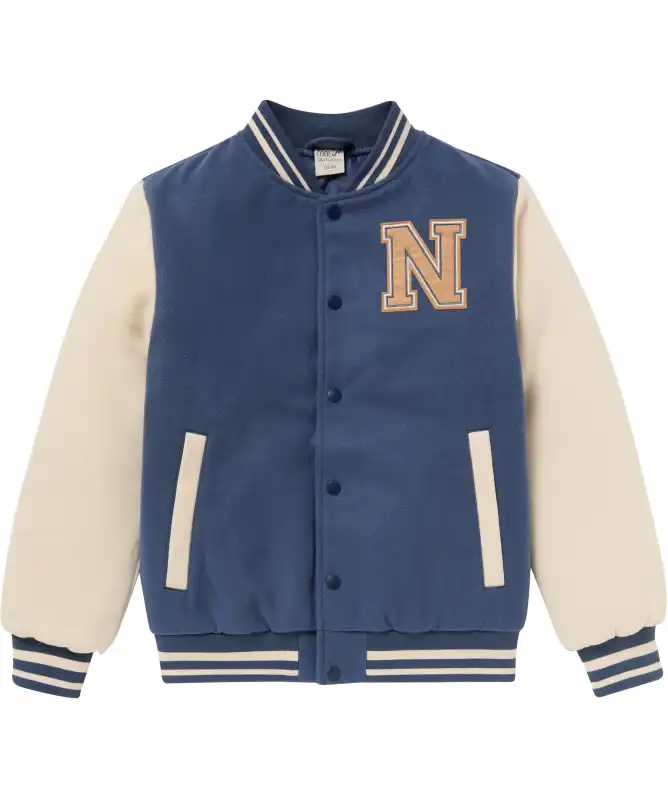 Collegejacke mit Aufnäher