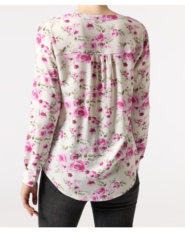 Long-sleeve blouse with roses for women, floral print (KiK Langarmbluse mit Rosen (Blumendruck)) — KiK, authentic German product in Morocco