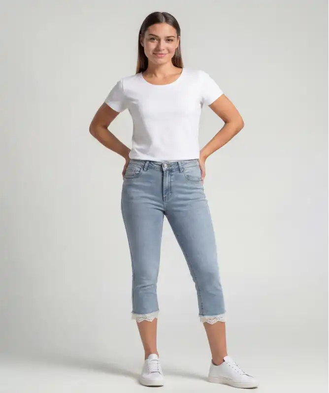 Capri lange jeans