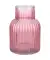 Szklany wazon różowy