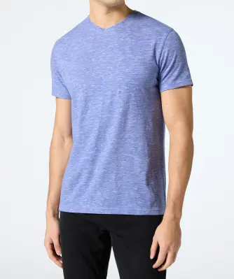 Basic T-shirt gemêleerd