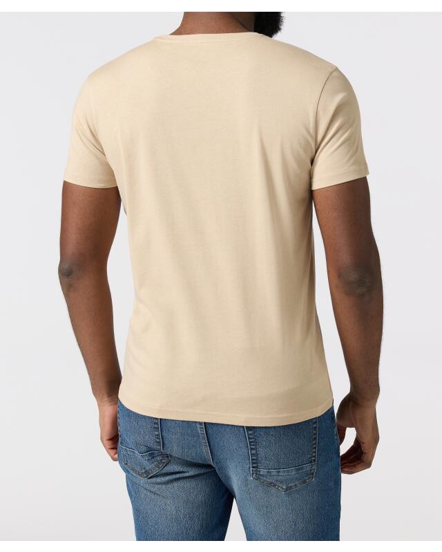 تيشيرت بطبعة أمامية للرجال، إكرو (KiK T-Shirt mit Frontprint (naturfarben)) — KiK, منتج ألماني أصلي في المغرب