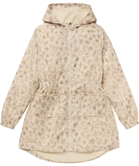 Parka s leopardím potiskem