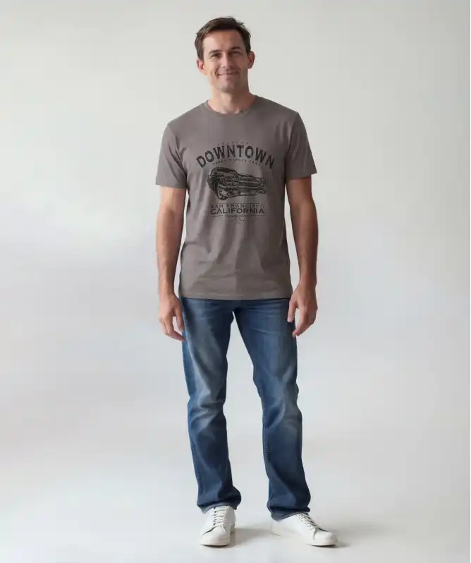 T-Shirt mit Frontprint