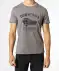 Tričko s předním potiskem šedá