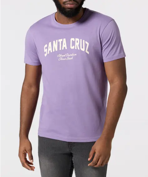 T-shirt met belettering