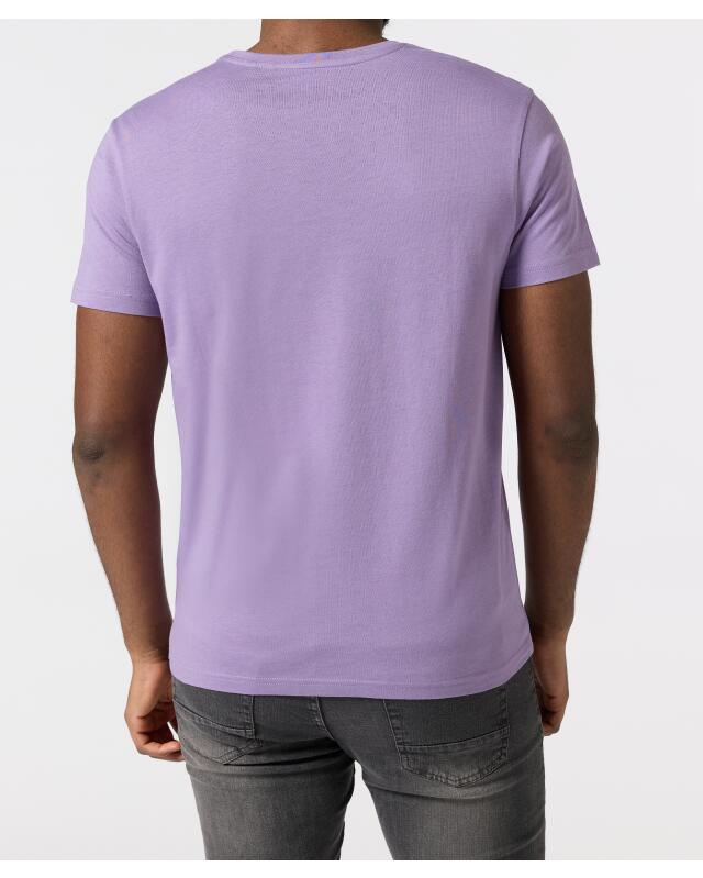 تيشيرت بكتابة للرجال، بنفسجي غامق (KiK T-Shirt mit Schriftzug (dunkellila)) — KiK, منتج ألماني أصلي في المغرب