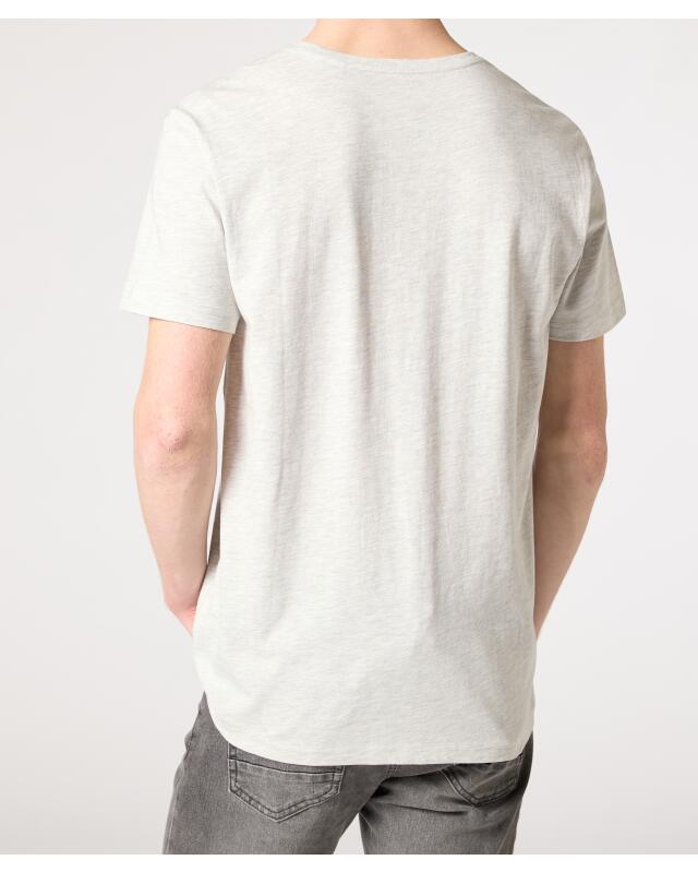 تيشيرت بكتابة للرجال، إكرو مبرقش (KiK T-Shirt mit Schriftzug (natur melange)) — KiK, منتج ألماني أصلي في المغرب