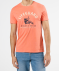 T-Shirt aus Baumwolle koralle
