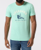 T-shirt katoen lichtgroen