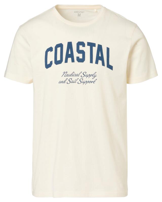 T-shirt à imprimé tendance homme, blanc cassé (KiK T-Shirt mit stylischem Print (offwhite)) — KiK, produit allemand authentique au Maroc