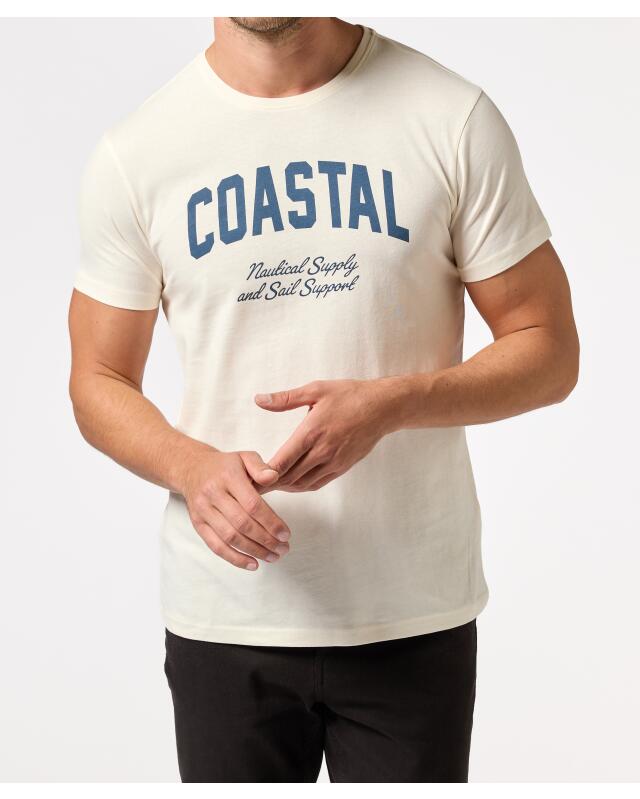 T-shirt à imprimé tendance homme, blanc cassé (KiK T-Shirt mit stylischem Print (offwhite)) — KiK, produit allemand authentique au Maroc