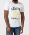 T-shirt met citroenprint wit