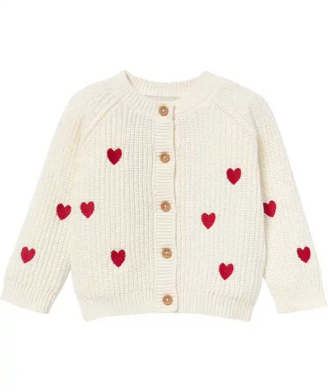 Strickjacke Herzen