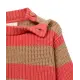 Gestreifter Strickpullover