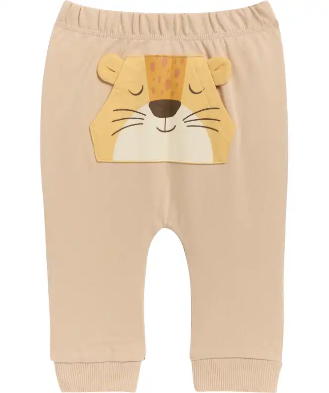 Baby pull-on broek leeuw
