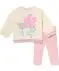 Sweatshirt + Leggings Blumen hellrosa