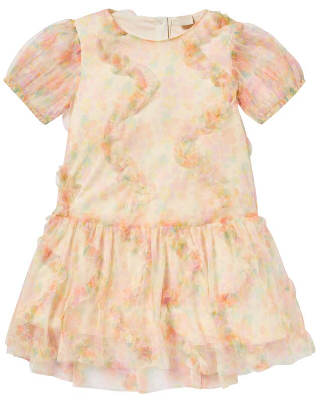 Robe en mesh fille, crème (KiK Mesh-Kleid (creme)) — KiK, produit allemand authentique au Maroc