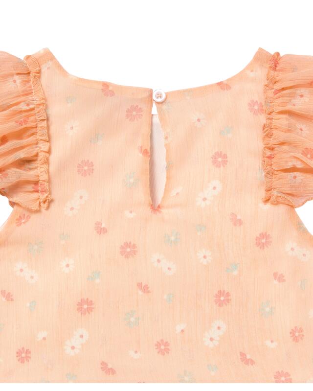 Chiffon dress for girls, apricot (KiK Hübsches Chiffonkleid (apricot)) — KiK, authentic German product in Morocco