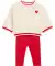 Sweater + legging rood