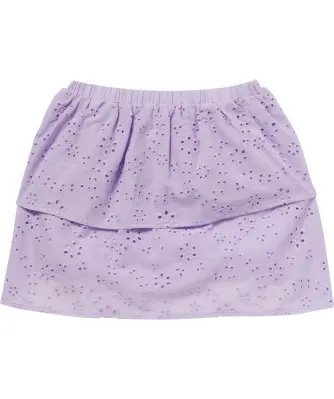 Rok met lagen in lila