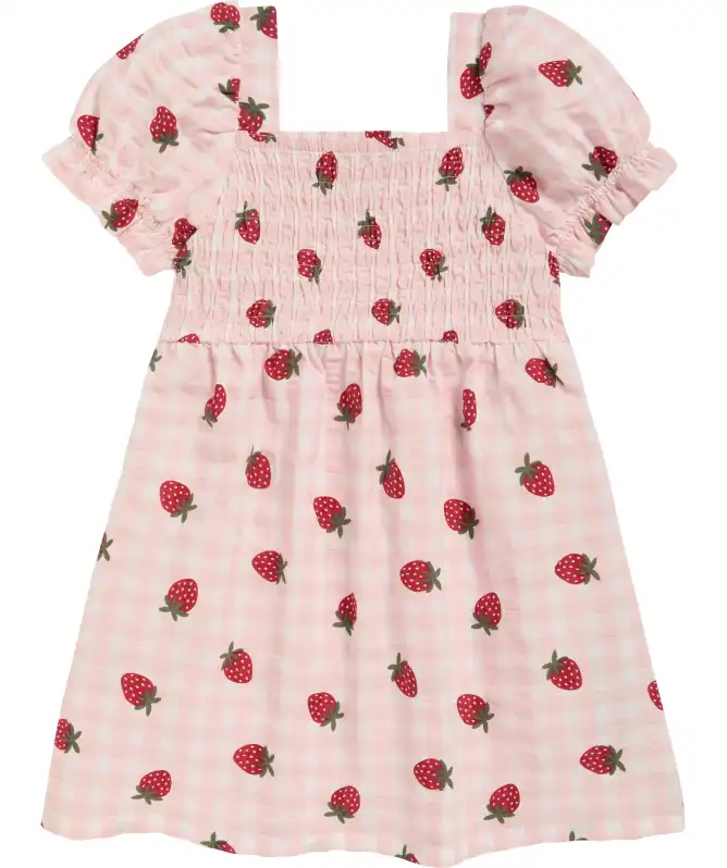 Kleid mit Erdbeeren