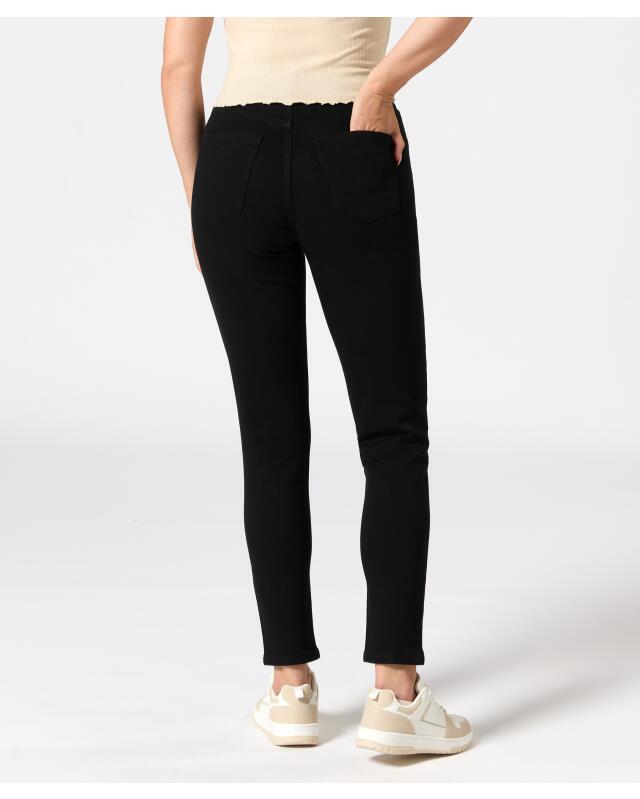 Jean taille haute femme, noir (KiK Jeans High-waist (schwarz)) — KiK, produit allemand authentique au Maroc