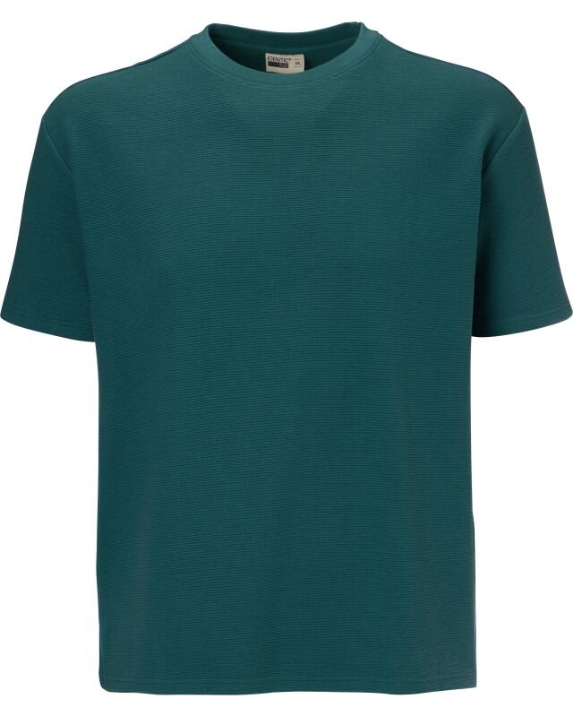 تيشيرت بنسيج محبب للرجال، أخضر صنوبري (KiK T-Shirt mit Struktur (tanne)) — KiK, منتج ألماني أصلي في المغرب