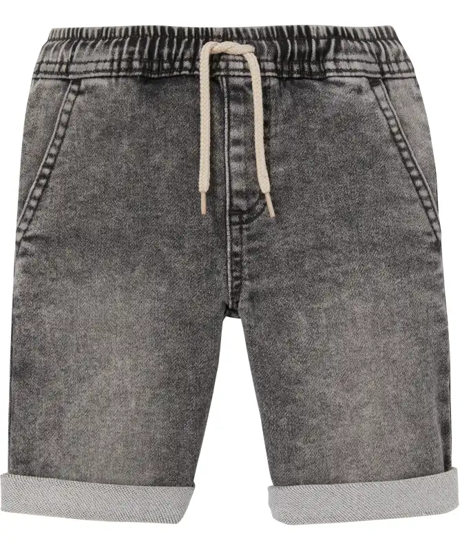 Šedé džínové šortky