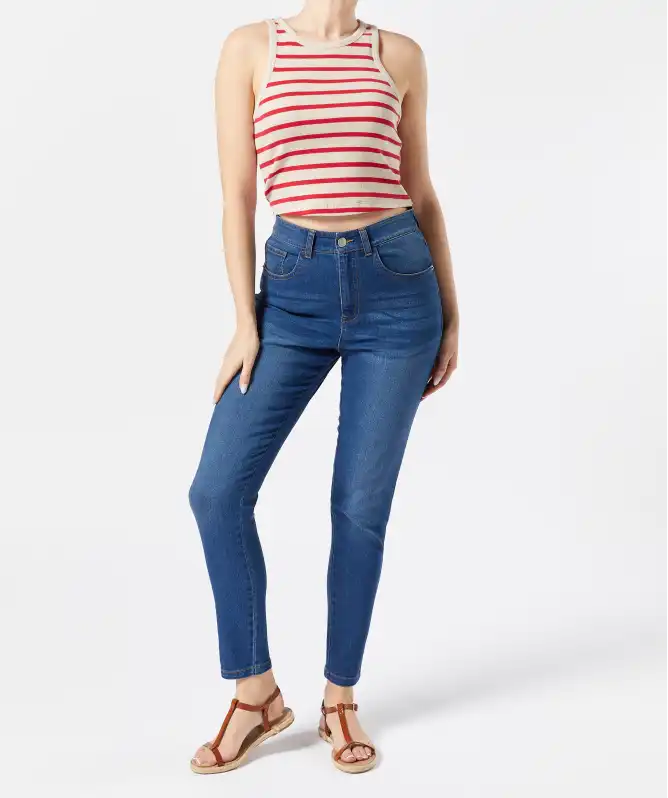 Jeans high-waist